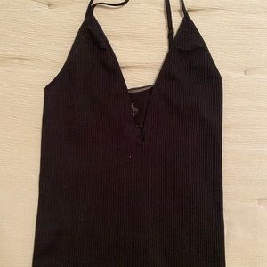 Free People black tank top, fitted, size xs